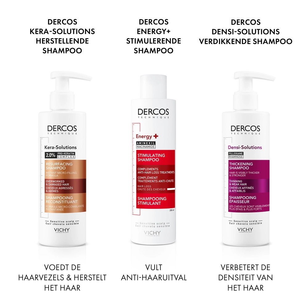 Vichy Dercos Aminexil Energie Shampoo 200ml kopen bij Mijnhuidonline