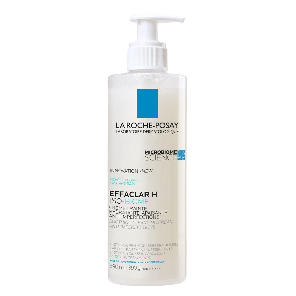 La Roche-Posay Effaclar H Iso-Biome Hydraterende Reinigingscrème 390ml