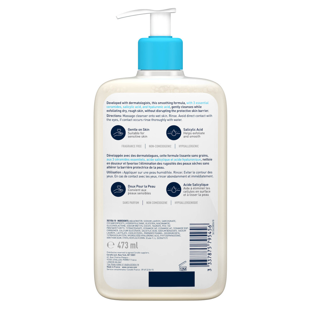 CeraVe SA Anti-Ruwe Huid Reiniger 473ml