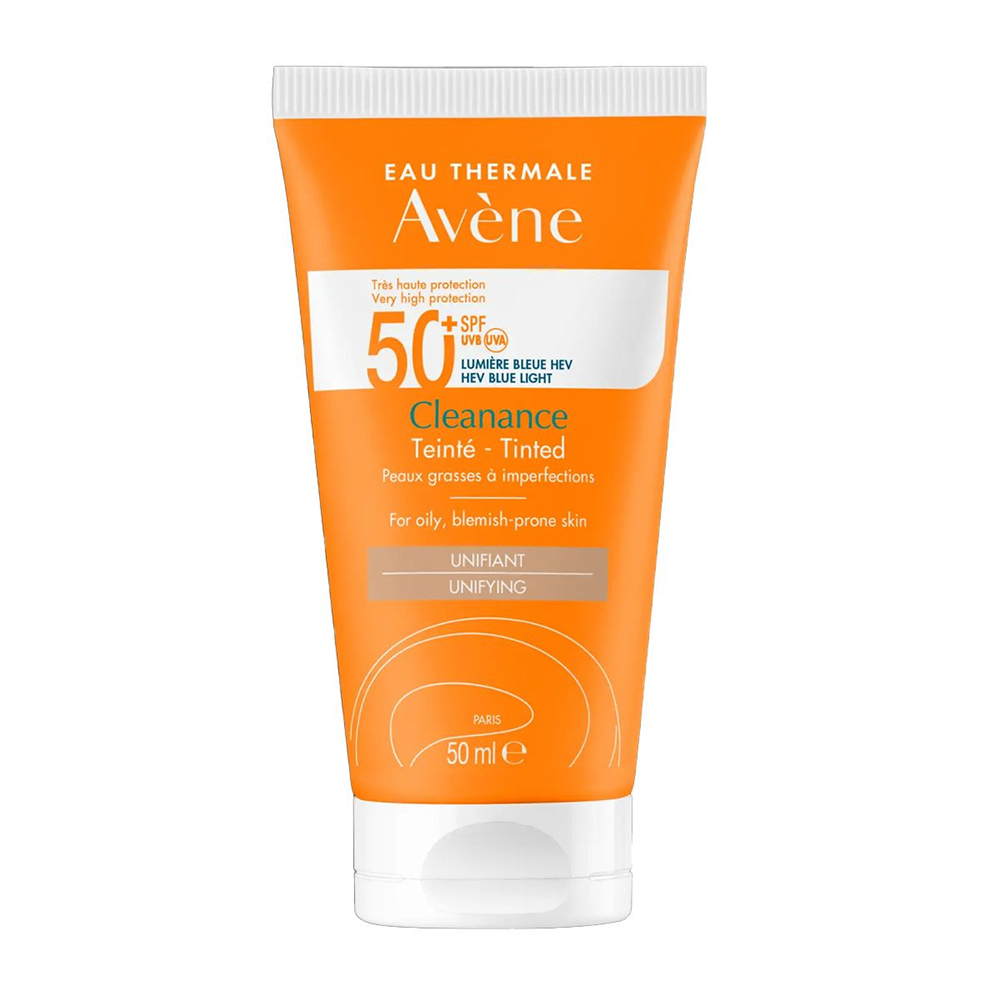 Avène Zonverzorging Fluïde SPF50+ Cleanance Getint 50ml