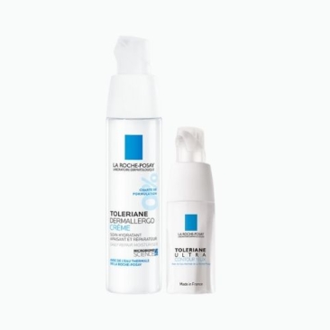 La Roche-Posay Toleriane Dermallergo dagcrème 40ml en Oogcrème 20ml Routine Kit