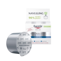 Eucerin Hyaluron-Filler + 3x EFFECT Nachtcrème NAVULLING 50ml