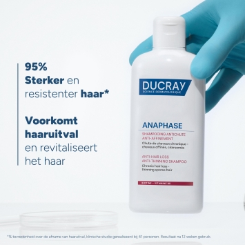 Ducray ANAPHASE Shampoo tegen Haaruitval, tegen dunner wordend haar  400ml