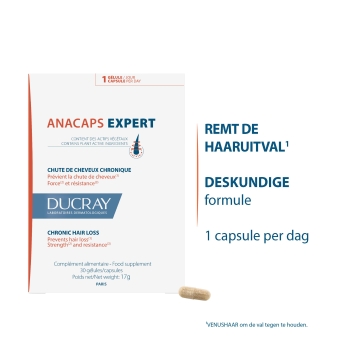 Ducray ANACAPS EXPERT tegen Progressieve Haaruitval 90 caps