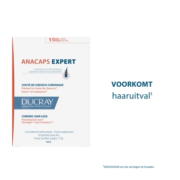 Ducray ANACAPS EXPERT tegen Progressieve Haaruitval 90 caps