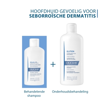 Ducray KELUAL ELUTION Anti-roos Dagelijkse shampoo 200ml