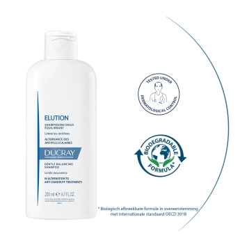 Ducray KELUAL ELUTION Anti-roos Dagelijkse shampoo 200ml