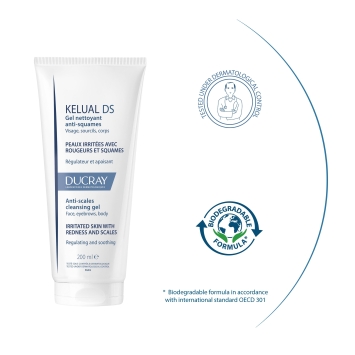 Ducray KELUAL DS Reinigingsgel tegen schilfers 200ml