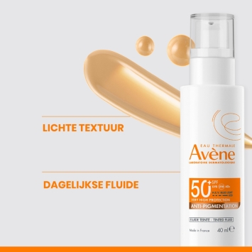 Avène Zonverzorging Anti-Pigmentatie Getinte Fluide SPF50+ 40ml