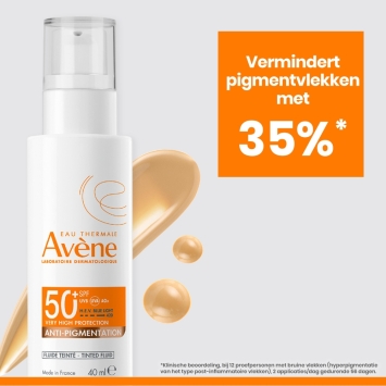 Avène Zonverzorging Anti-Pigmentatie Getinte Fluide SPF50+ 40ml