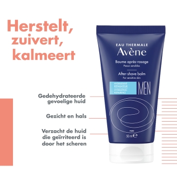 Avène MEN Aftershave balsem Hydraterend Gevoelige huid 50 ml