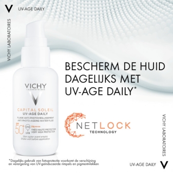Vichy Capital Soleil UV-Age Daily SPF50+ Zonnebrand Getint Light 40ml