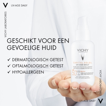 Vichy Capital Soleil UV-Age Daily SPF50+ Zonnebrand Getint Light 40ml