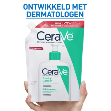 CeraVe Schuimende Reinigingsgel Navul Normale tot Vette huid 473ml
