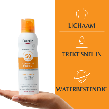 Eucerin Sun Oil Control Mist Transparent Dry Touch SPF 50 200 ml