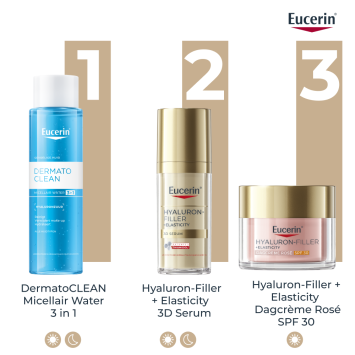 Eucerin Hyaluron-Filler + Elasticity Dagcreme Rose SPF 30 NAVULLING 50 ml