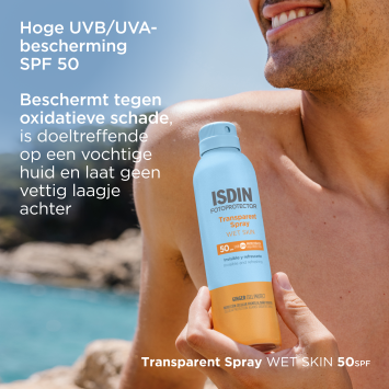 ISDIN Transparent Spray Wet Skin SPF 50 250 ml