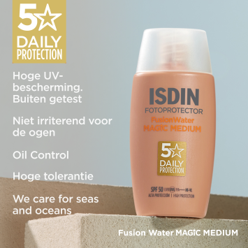 ISDIN Fusion Water MAGIC Color Medium SPF 50 50ml