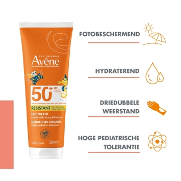 Avène Zonbescherming Zonnemelk voor Kinderen SPF50+ 250ml