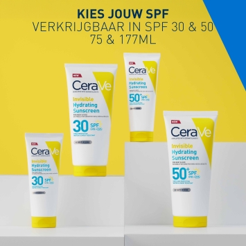 CeraVe Onzichtbare Hydraterende Zonnebrandcrème SPF50 - 177ml