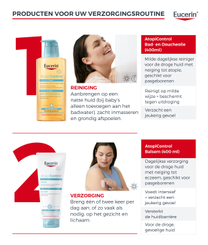 Eucerin Atopi Bundle pack (AtopiControl Bad- en Doucheolie 400ml + AtopiControl Balsem 400ml)