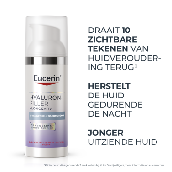 Eucerin Hyaluron-Filler + Longevity Epigenetische Nachtcrème 50ml