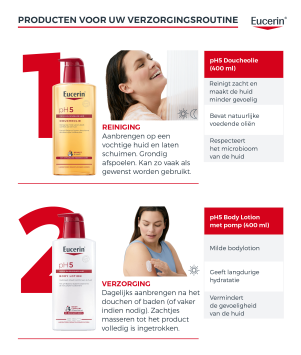 Eucerin pH5 Bundle pack (pH5 Doucheolie 400ml + pH5 Body Lotion 400ml)