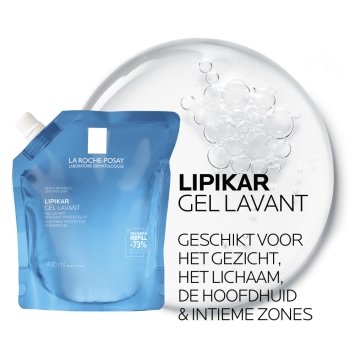 La Roche-Posay Lipikar Reinigingsgel Navulling 400ml