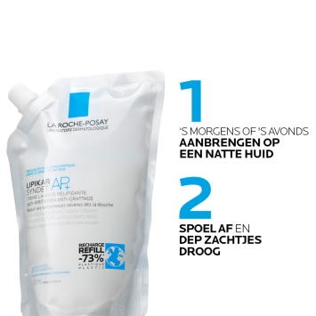 La Roche-Posay Lipikar Syndet AP+ Droge Huid Navulling 400ml