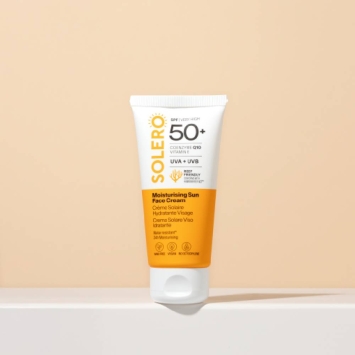 SOLERO Hydraterende Zonnebrandcrème Gezicht SPF50+ 50ml