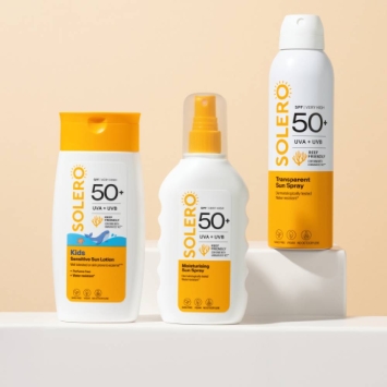 SOLERO Transparante Zonnebrandspray SPF50+ 200ml