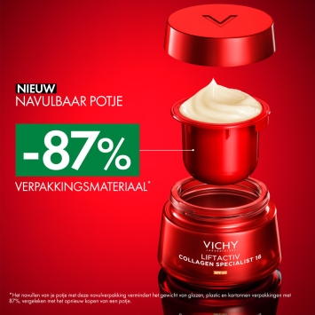 Vichy Liftactiv Collagen Specialist 16 Dagcrème SPF50 Navulling 50ml
