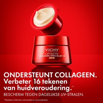 Vichy Liftactiv Collagen Specialist 16 Dagcrème SPF50 Navulling 50ml