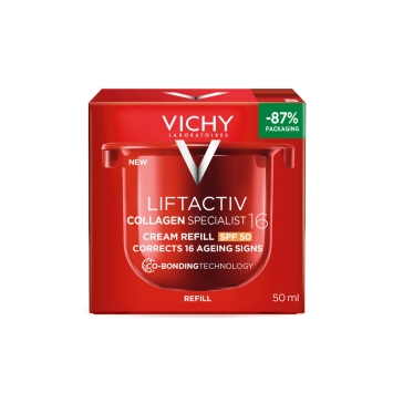 Vichy Liftactiv Collagen Specialist 16 Dagcrème SPF50 Navulling 50ml